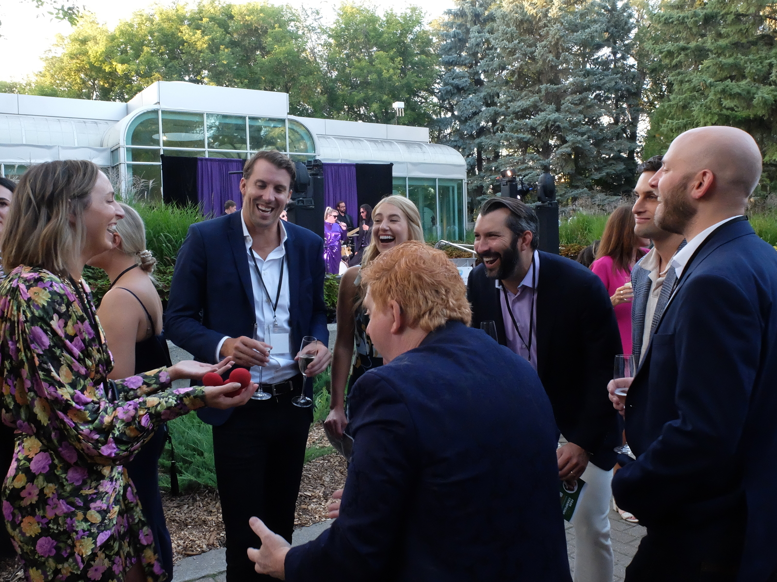 People laughing